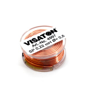 Gaisa serdeņa spole SP 0,22 mH ø0,6 mm Visaton

 LV222.jpg