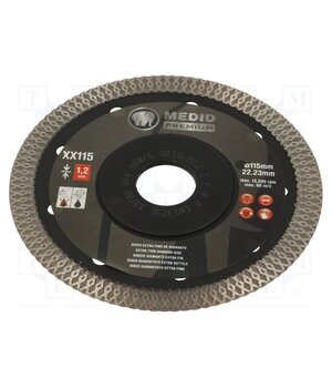 XX115 Cutting wheel; Ø: 115mm; Disc thick: 1.2mm; Holder: assembly hole L3flY70SF4UnPWLt6W1RRYvkGSzetY80M7DewRU1nKU