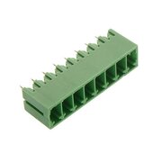 TERMINAL BLOCK 8pin  Male, soldered,  3.5mm, 300V 8A