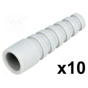 RG58SRB-LG Strain relief; RG58; grey; Application: BNC plug; 10pcs. kjHnMt4aj8llUUI79AwHXpGeP3l0oIZGYMBjiKMayZI