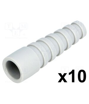 RG58SRB-LG Strain relief; RG58; grey; Application: BNC plug; 10pcs. kjHnMt4aj8llUUI79AwHXpGeP3l0oIZGYMBjiKMayZI
