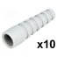 RG58SRB-LG Strain relief; RG58; grey; Application: BNC plug; 10pcs. kjHnMt4aj8llUUI79AwHXpGeP3l0oIZGYMBjiKMayZI