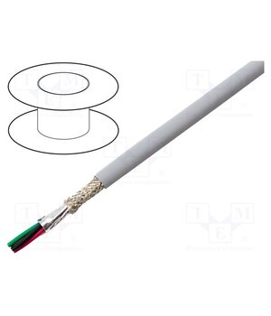 78324 SL005 Wire; EcoCable Mini; 4x24AWG; MPPE; dark grey; 300V; halogen free SSrjdub1dDXKC3AebMuylA4pGGljsFi5gsFvG91jegQ