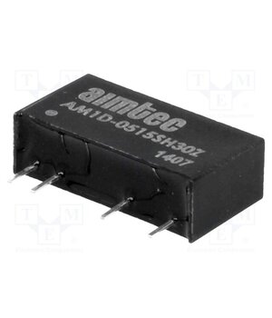 AM1D-0515SH30Z Converter: DC/DC; 1W; Uin: 4.5÷5.5VDC; Uout: 15VDC; Iout: 70mA; SIP7 jX6QNome42bKlJNVKe_DuqpvugYxNceuFzOSjdZ4Bg0