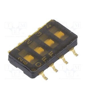 SMS 504 Switch: DIP-SWITCH; OFF-ON; 0.1A/50VDC; Pos: 2; SMD; -40÷105°C; 50mΩ TSDMxN_lSZ8c0GKMQdfOK6BmsbzjWtEX_Zl3CvJTsDY