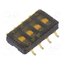SMS 504 Switch: DIP-SWITCH; OFF-ON; 0.1A/50VDC; Pos: 2; SMD; -40÷105°C; 50mΩ TSDMxN_lSZ8c0GKMQdfOK6BmsbzjWtEX_Zl3CvJTsDY