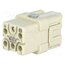 09120053101 Connector: HDC; contact insert; female; 16A; 400V; Han Q; PIN: 6 V8NgMYBQbxhqIkZWeoByAomdStGUNtz6tHnFU9GSUMY