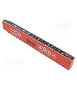 37067 Folding ruler; L: 2m; Width: 15mm; red and black; measure dTiuK5YBHBj_Bf7uf4K2yKDQLzjyncSXT39ITXTHDtc