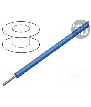 1563 BL005 Wire; HookUp Wire; 20AWG; wire; Cu; PVC; blue; 1kV; 30.5m; 100ft DIoOfZPBd1jvvVtz0fta9nR3C6ODRdYjgBURQTdaEDE