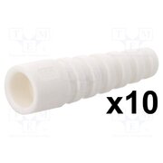 RG58SRB-W Strain relief; RG58; white; Application: BNC plug; 10pcs. pWlyAjdZknBcQq6K36WP0uakOduXRYjo8zuiY4D4EKw