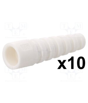 RG58SRB-W Strain relief; RG58; white; Application: BNC plug; 10pcs. pWlyAjdZknBcQq6K36WP0uakOduXRYjo8zuiY4D4EKw