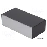 334.18 Enclosure: with panel; X: 100mm; Y: 203mm; Z: 63mm; aluminium; silver xeqlOolapvNESP-CRz36MAfQz06A7seILyqbnA1dqgE