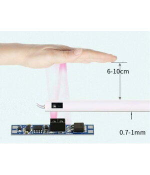 Infrasarkanais tuvuma slēdzis LED profiliem, 5–24 V, 5 A

 CPRS02A1+1.jpg