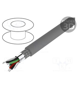 6391 SL005 Wire; Alpha Essential C&C; 3x2x28AWG; PVC; dark grey; 300V; 30.5m HrN5pfHUuB8JH8K7vtUT5g6Jt5bb7vy0rbJn0DT5KzU