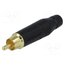 ACPR-BLK Connector: RCA; plug; male; straight; soldering; black; gold-plated vLr_RFmeMXWRSWtMracZ-mffI1MHI1cXaKKLa2jQqYQ
