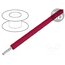 1636 RD005 Wire; Lead Wire; stranded; Cu; EPDM; red; 5kV; -30÷90°C; 30.5m; 100ft 5LhiBclLkFC-gOQheua85QEn1DEzZWBnOc0CNqI1wG4