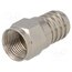 H3041B COPPER Connector: F; plug; male; crimped; for cable; straight; RG59; 6mm JNJHa91Rc8vDQm45GqVcSnKjQQbaMpbBAi-ZlIXfM4w