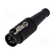 591-0500 Connector: DIN; plug; male; PIN: 5; 180°; straight; for cable; 34V; 2A jax9ltGlUfV4XckULoSxxNV13AwHtQV-Ie_B6Skrei8