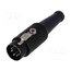 591-0500 Connector: DIN; plug; male; PIN: 5; 180°; straight; for cable; 34V; 2A jax9ltGlUfV4XckULoSxxNV13AwHtQV-Ie_B6Skrei8