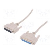 AK-610201-050-E Cable; D-Sub 25pin socket,D-Sub 25pin plug; 5m; beige; Core: Cu BAa71A_0GOLp09PyUjKzNTfAHjKUERnln1aqew4HZ3Q