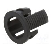 C-105-SR LED holder; 5mm; one-piece; black; UL94V-2; L: 5mm; polyamide GY67-r4jKE0u9a2gzlZDO-bhD_XA_fzwcnfPHtWdM7U