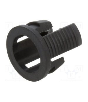 C-105-SR LED holder; 5mm; one-piece; black; UL94V-2; L: 5mm; polyamide GY67-r4jKE0u9a2gzlZDO-bhD_XA_fzwcnfPHtWdM7U