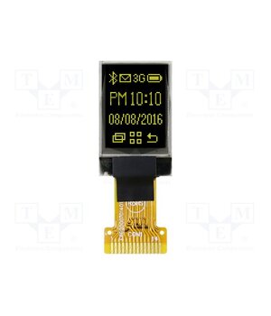 REX004864AYPP3N00000 Display: OLED; graphical; 0.71"; 48x64; Dim: 13.9x22x1.26mm; yellow rDgB7RMnq8ysDeX1Z7DozHoZabrrmf6Y3usRw7O8Ge4