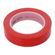 471-25-33/RD Tape: marking; red; L: 33m; W: 25mm; Thk: 0.13mm; 2.5N/cm; 130% CiHSwuo-mY9mIfo47ySqo6Z12ndAT4T4aejBmHdY7qY