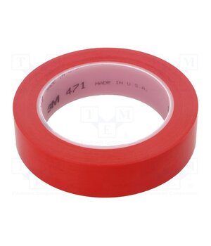 471-25-33/RD Tape: marking; red; L: 33m; W: 25mm; Thk: 0.13mm; 2.5N/cm; 130% CiHSwuo-mY9mIfo47ySqo6Z12ndAT4T4aejBmHdY7qY