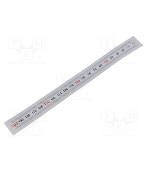 GN 711-KUS-200-W-R Ruler; R; W: 11mm; silver; plastic; Length: 200mm; self-adhesive xLGv_Mf-Jo6KENS7mvoVK3JFZ6PQdpESv_2MrRQ6RvY