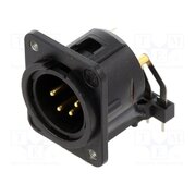 NC4MDM3-H-B Connector: XLR; socket; male; PIN: 4; angled 90°; THT; black; 6A SuE_ZcUfE5Q2ir_HKfK4AsOpNBCBFgPXz_qA_ydDjy0