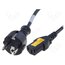 6051.2063 Cable; 3x0.75mm2; CEE 7/7 (E/F) plug,IEC C13 female; PVC; 1.5m T26Zy1F80qnIri2lvxmP-trgbpzpSDxNaMVXctJPs9M