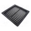 EF 40 54 BK Filter; Cutout: 223x223mm; D: 38mm; IP54; Mounting: push-in; black IsM_x0L7SZ5ANS-e8wnCOJN-3LWyVtguNF5hp6N5I5o