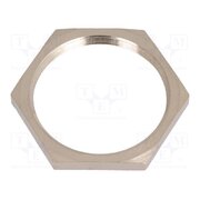 2701 Nut; PG21; brass; 32mm; Thread: PG; Plating: nickel sHEMEoAEOOUMtSKAka-NrO3oTOP8oT9TmuNV0vDEepg