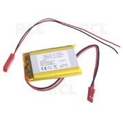 UZLĀDĒJAMA BATERIJA Li-Po 3,7 V 550 mAh 8x34x50 mm ar JST savienotāju

 BALP083450.jpg