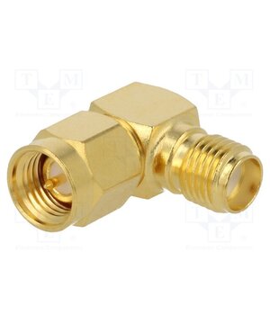 132172 Coupler; SMA male,SMA female; angled 90°; 50Ω; PTFE; gold-plated rGhN2bplsM4W9NoCst4vADAg4-wgKxEB4kfSMZug3ec