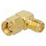132172 Coupler; SMA male,SMA female; angled 90°; 50Ω; PTFE; gold-plated rGhN2bplsM4W9NoCst4vADAg4-wgKxEB4kfSMZug3ec
