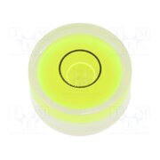 GN 2281-KT-18-G-40-1 Spirit level; H: 9mm; Ømount.hole: 18mm; plastic; Body: white _7k4lm4oY1LUfhrTObyhy9T0sYvd92MItlDhGhpNEz8