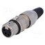 700-0400 Connector: XLR; plug; female; 10A; 50V; PIN: 4; straight; for cable _I3RhPhiWwCkFOKUUg1jDrC0VxexKcwGWv9vgUj_InU