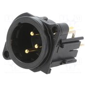 NC3MBV-B Connector: XLR; socket; male; PIN: 3; angled 90°; THT; silver; 6A 111ZA0nKBGqIqT2DoUWKpFaLz2DgvWeRiN3OAnz06Mo