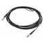 1CX12-33-0S-003.0 Cable; 3m; Micro BNC male,both sides; black; straight; 0÷40°C; 75Ω yx32KmCrGbSWFxdAENz7khmbst94EocITxhBMc8vq80
