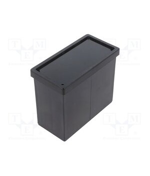 KM-326BK Enclosure: panel; X: 93.6mm; Y: 75.2mm; Z: 46.2mm; ABS; black QWI17wm5uTrE1ODv5EIEz7WfVXVAPwBMQjWYMujavkA