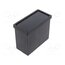 KM-326BK Enclosure: panel; X: 93.6mm; Y: 75.2mm; Z: 46.2mm; ABS; black QWI17wm5uTrE1ODv5EIEz7WfVXVAPwBMQjWYMujavkA