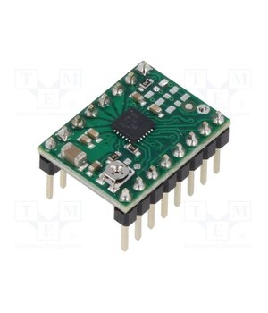 DRV8434 STEPPER MOTOR DRIVER CARRIER (HE Stepper motor controller; DRV8434; 1.2A; Uin mot: 4.5÷48V; green PIQVwk7-uUfFprHPjZGol3HLxZRR88Eaeu8wYKWmaUk