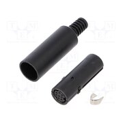 MJ-372/8 Connector: DIN mini; plug; female; PIN: 8; with strain relief; 100V BDG6OieTBG1IYS-kvO5L9RMXt17SWdKjojxiqhYCbvI