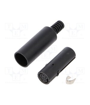 MJ-372/8 Connector: DIN mini; plug; female; PIN: 8; with strain relief; 100V BDG6OieTBG1IYS-kvO5L9RMXt17SWdKjojxiqhYCbvI