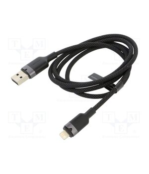 LANBF Cable; USB 2.0; Apple Lightning plug,USB A plug; nickel plated 3DpVj_hIvRPflZsv4F7TaaGf6FB93Twjpk6OyIoS05I