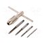 TT-03 Tools set: taps; blister; Kit: taps,tap wrench; 5pcs. 0JmC4Dg-Mt1Bq5hT5O-xSf5_6vNsvPlE6yNWjq_xbXI