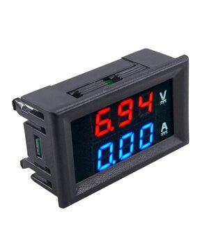 VOLTMETRA-AMPERMETRA MODUĻIS 0,28'', mērījumu diapazons: DC 0-100V 0-100A, bez šunta

 ATMV03.jpg