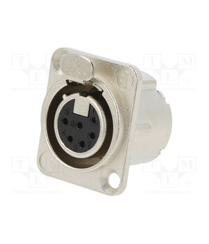 NC6FD-LX Connector: XLR; socket; female; PIN: 6; straight; with push button 1vxRSj7tyxOOrD_bg4sAvukwIZ0muvVveLXkXDfIcxU